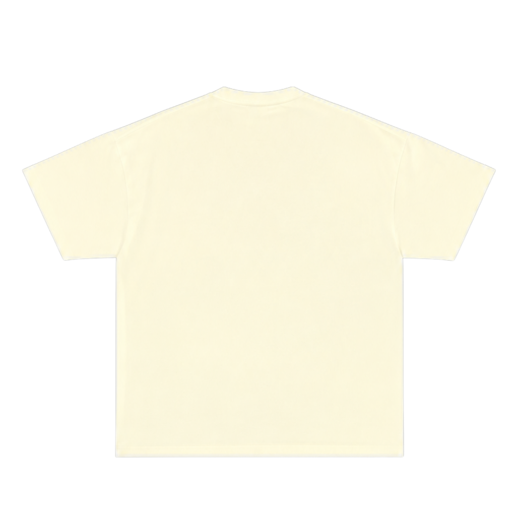 Boring Baby Tee — Butter Cream — back